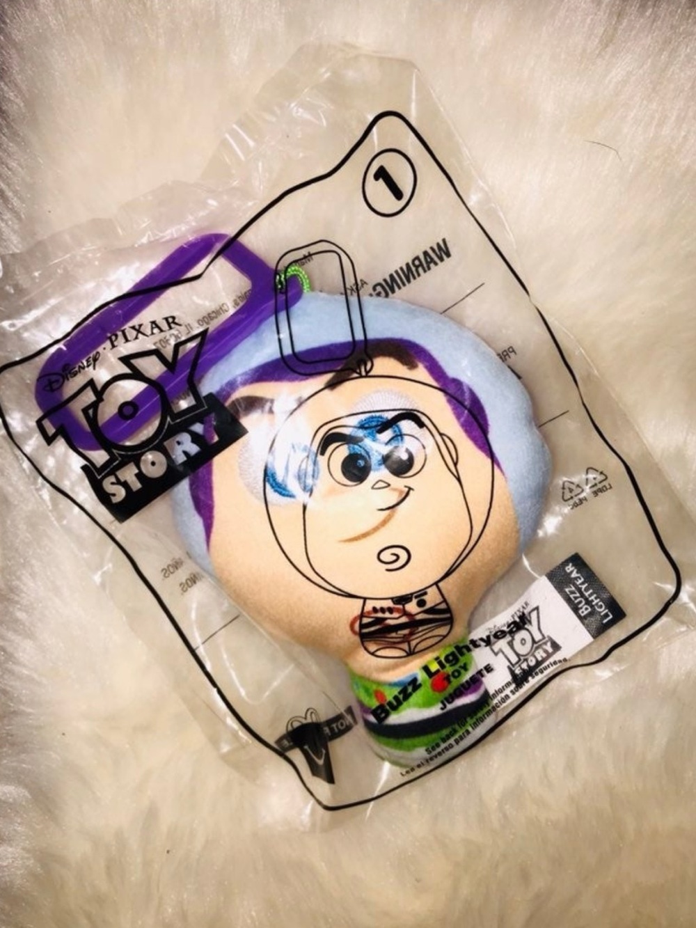2020 McDonald's Happy Meal Toy Disney Pixar Toy Story #1 Buzz Lightyear  Clip